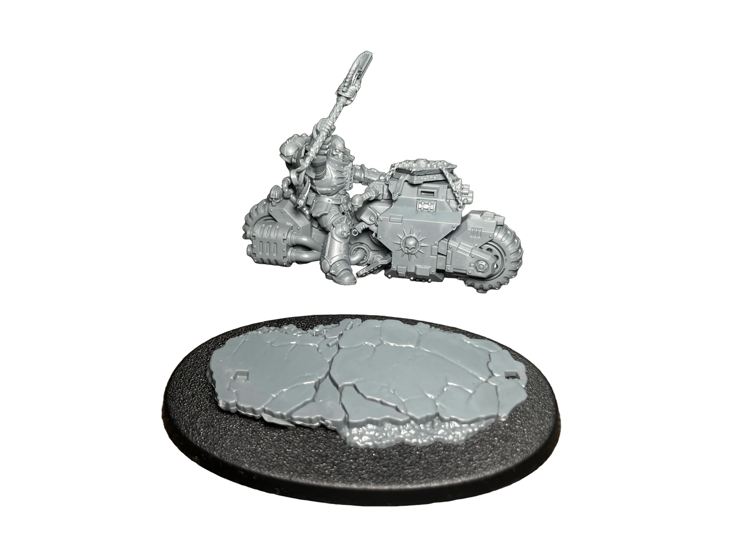 Warhammer 40K Space Marines Primaris Chaplain on Bike