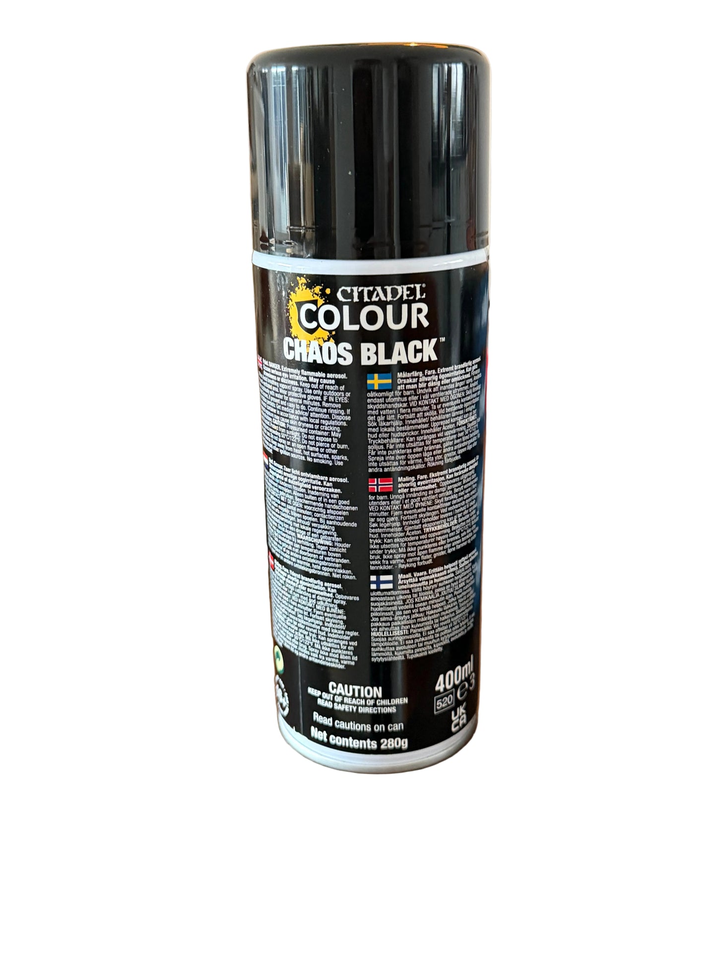 Warhammer Citadel Chaos Black Primer
