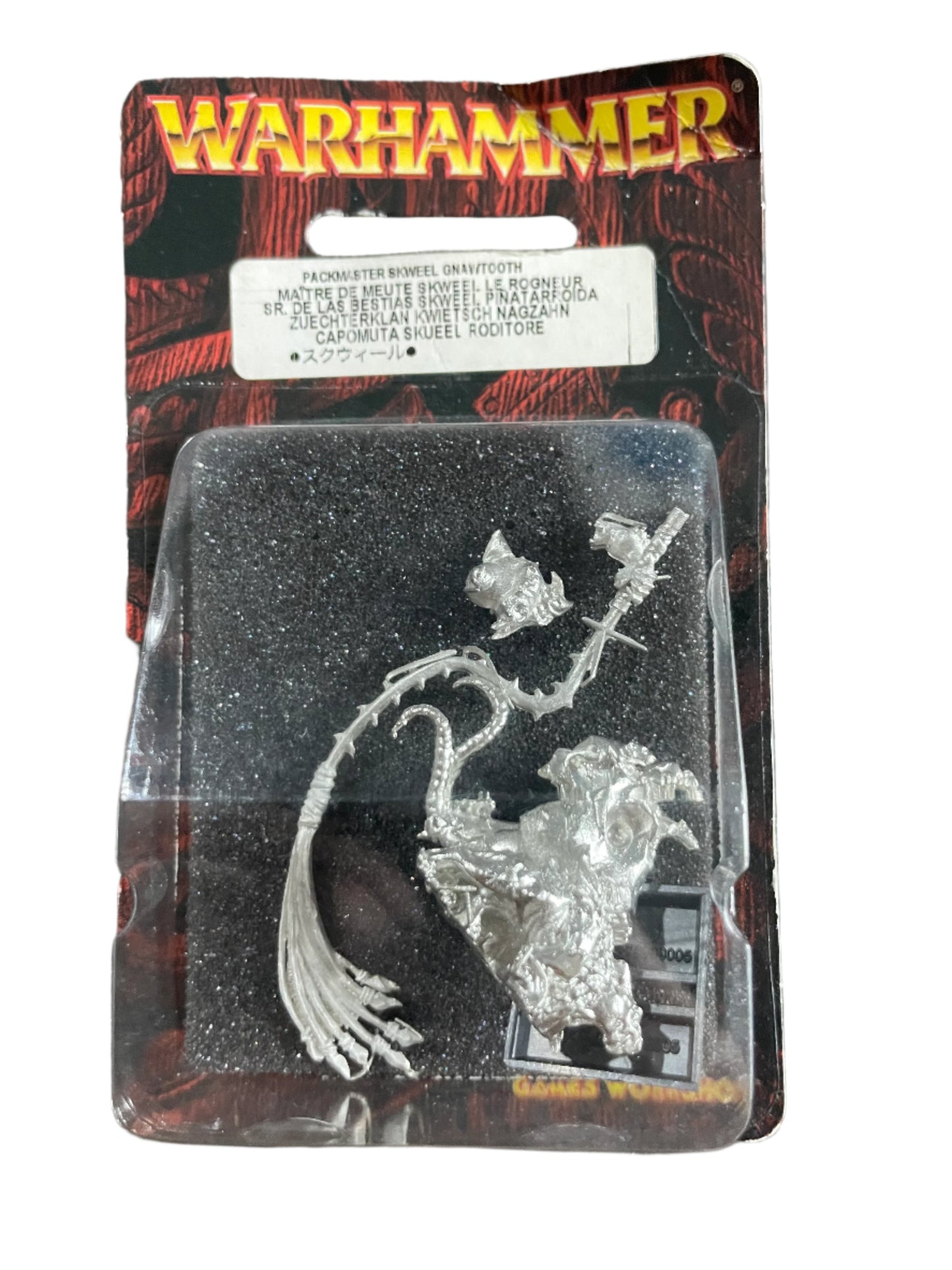 Warhammer Fantasy Old World Skaven Packmaster Skweel Gnawtooth