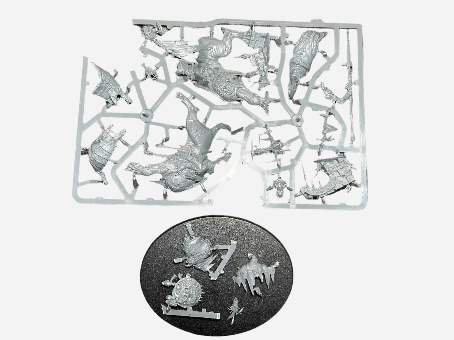 Warhammer Age of Sigmar Orruk Warclans Kruleboyz Killaboss on Great Gnashtoof