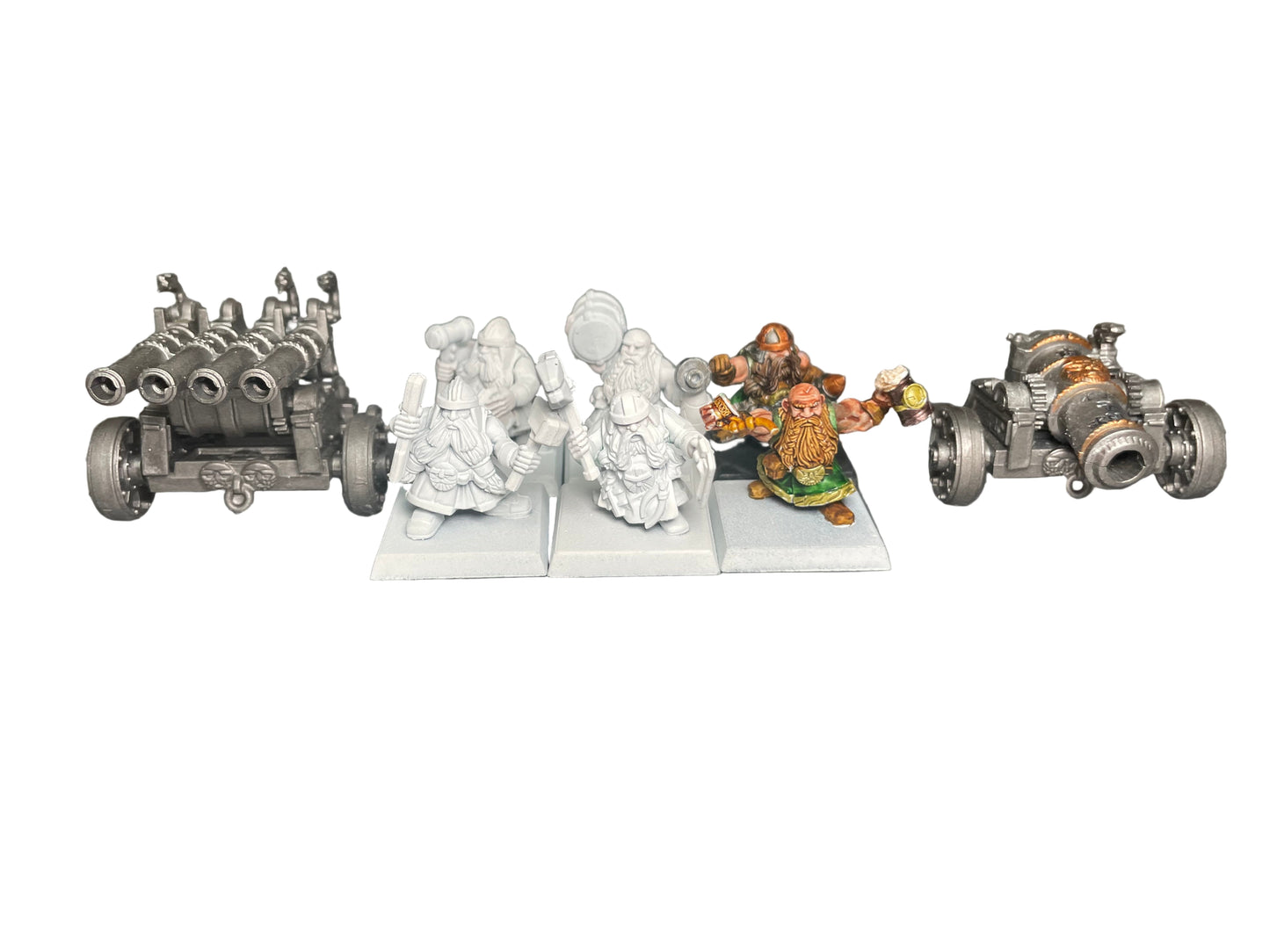 Warhammer Fantasy Old World Dwarf Cannon & Organ Gun