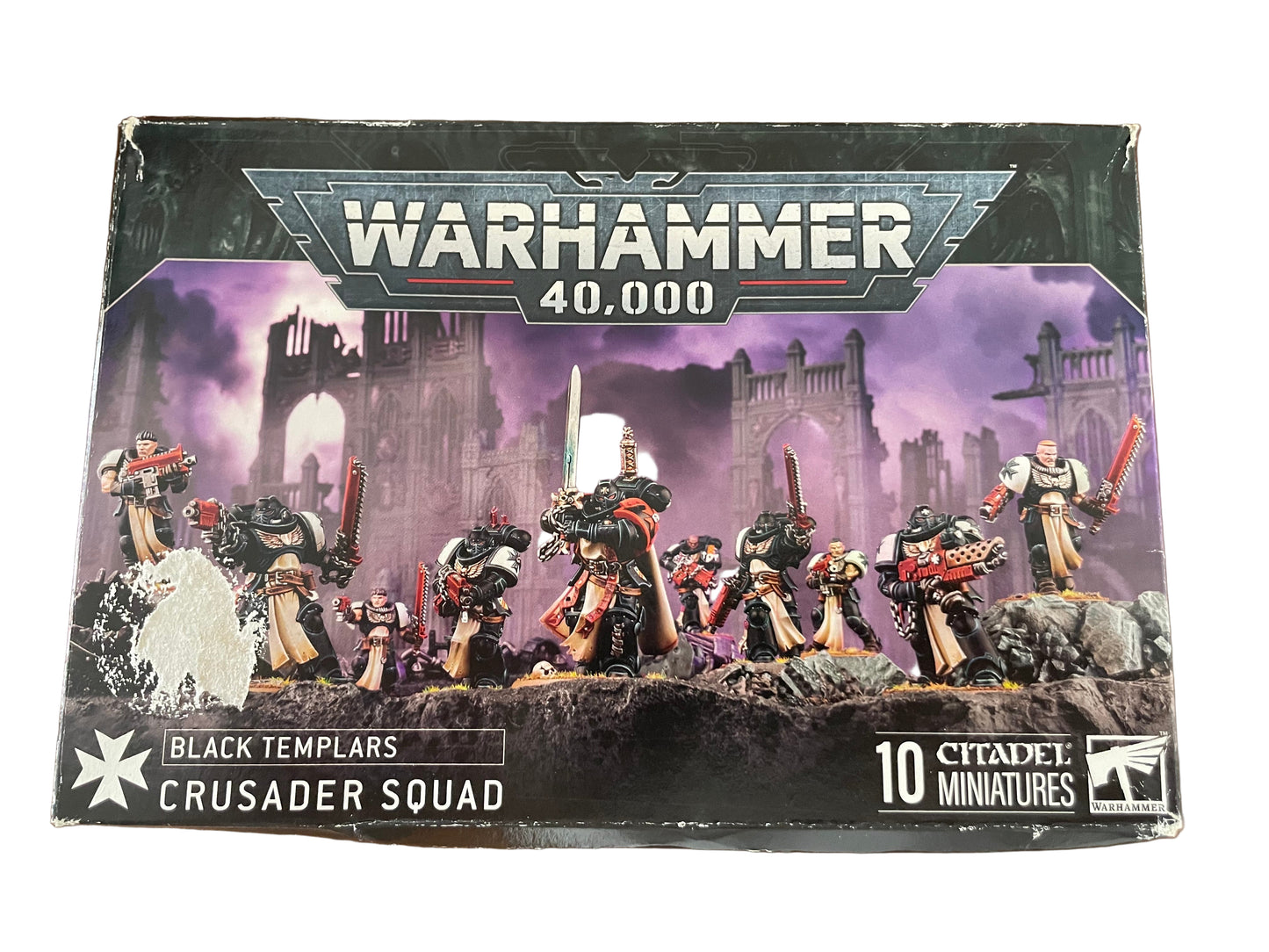 Warhammer 40K Space Marine Black Templar Crusader Squad