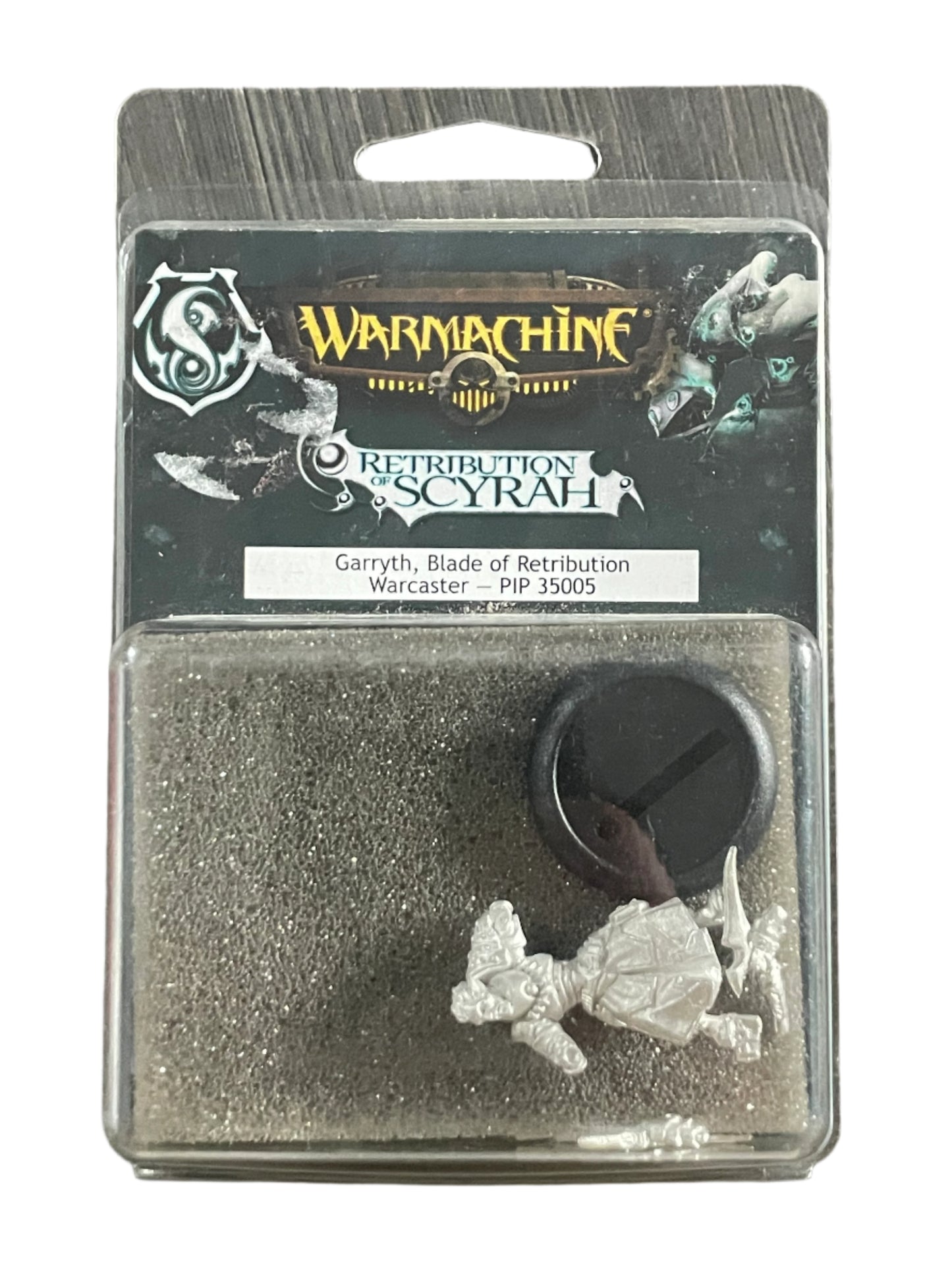 Warmachine Hordes Mercenaries Retribution of Scyrah Garryth Blade of Retrubution