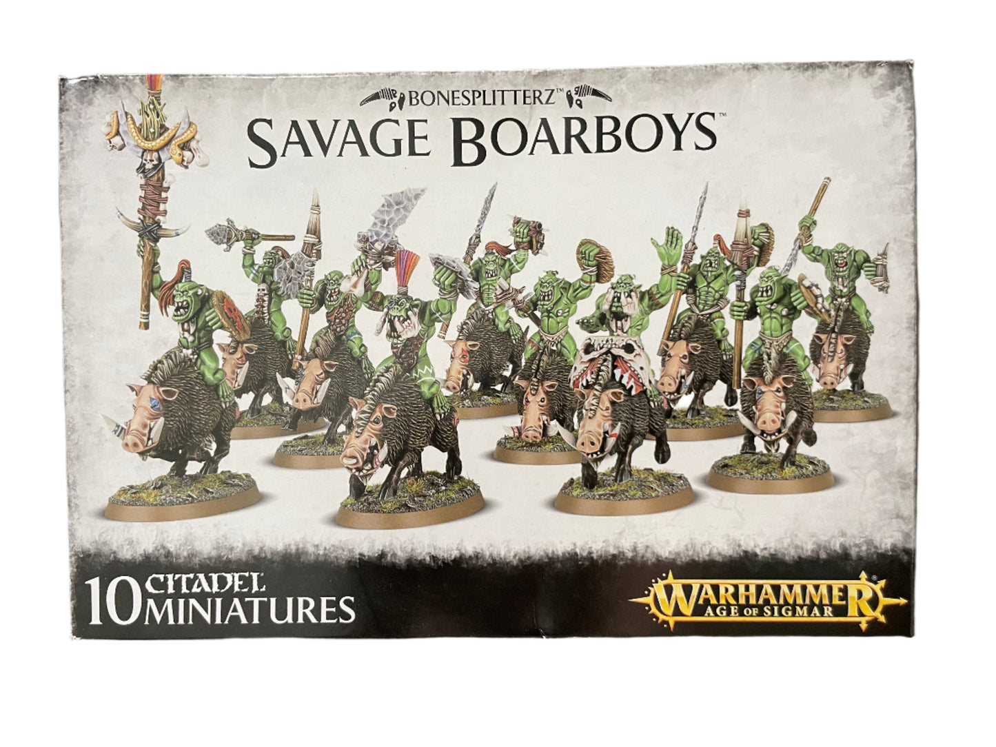 Warhammer Age of Sigmar Old World Orruk Orcs Savage Boarboys