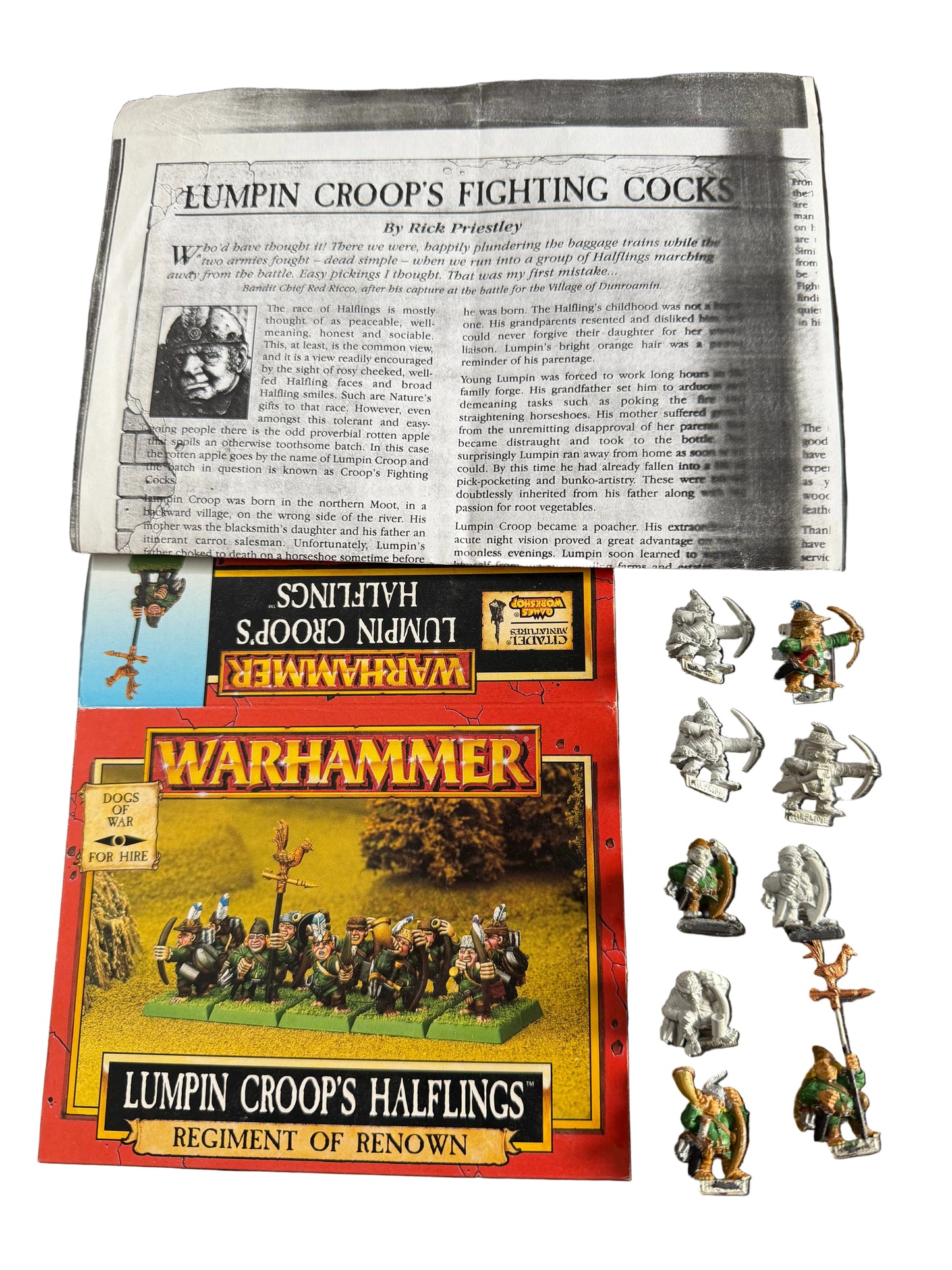 Warhammer Fantasy Dogs of War Regiments of Renown Lumpin Croop's Halflings