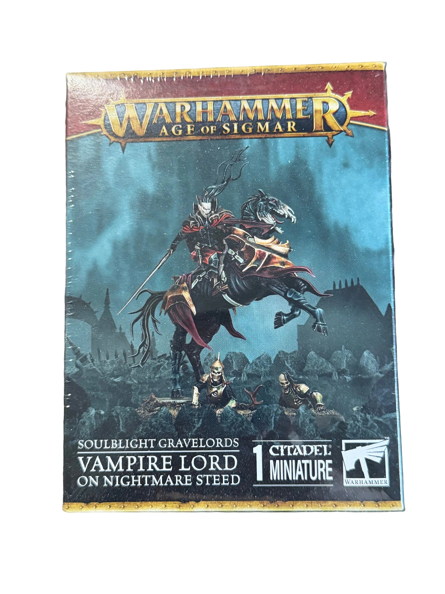 Warhammer Age of Sigmar Soulblight Gravelords Vampire Lord on Nightmare Steed