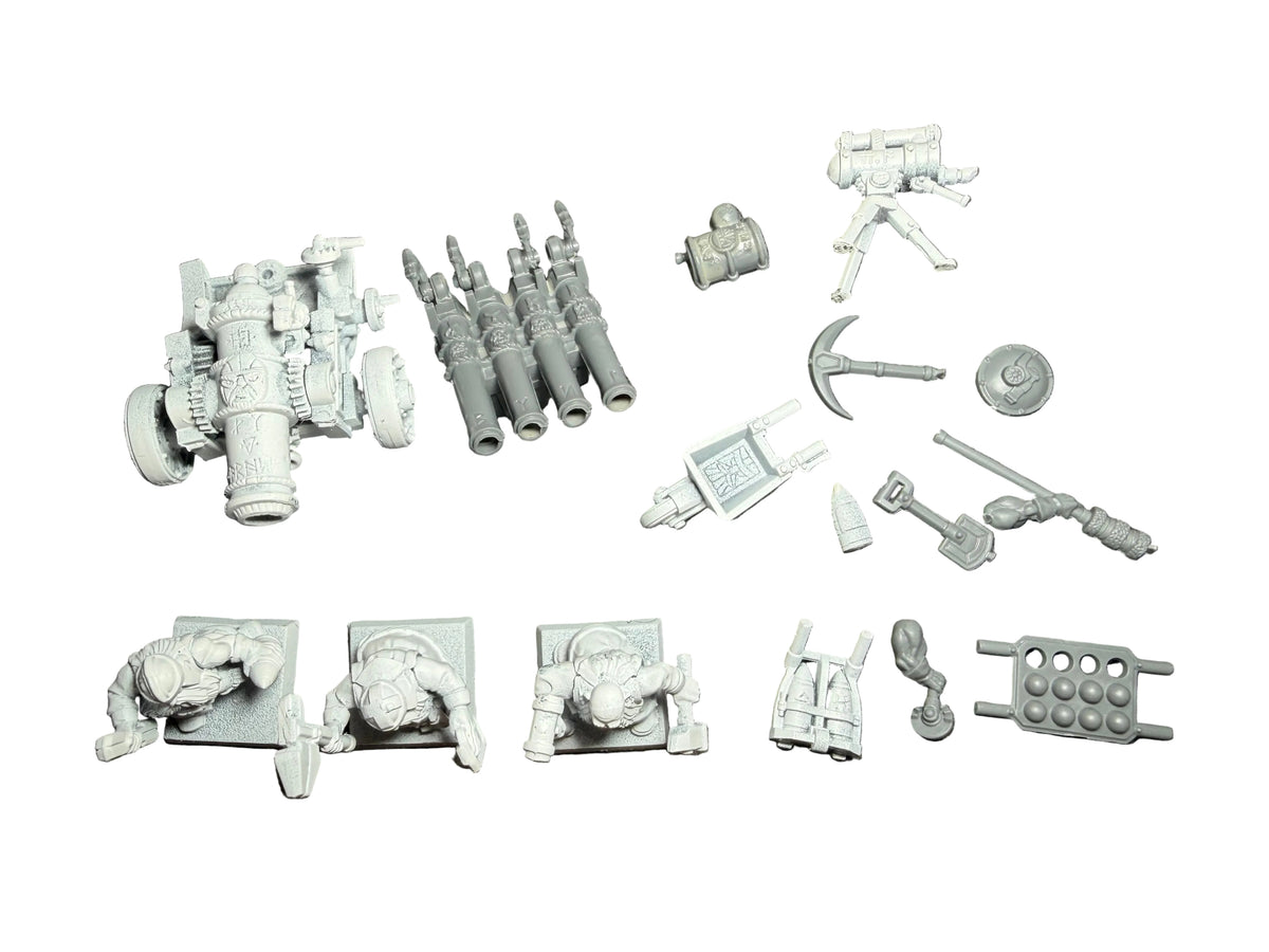 Warhammer Fantasy Old World Dwarves Canon and Organ Gun