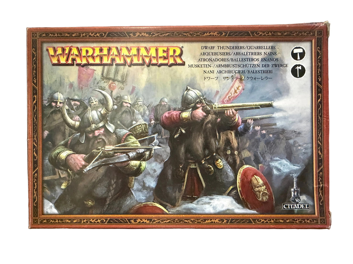 Warhammer Fantasy Old World Dwarves Thunderers Quarellers