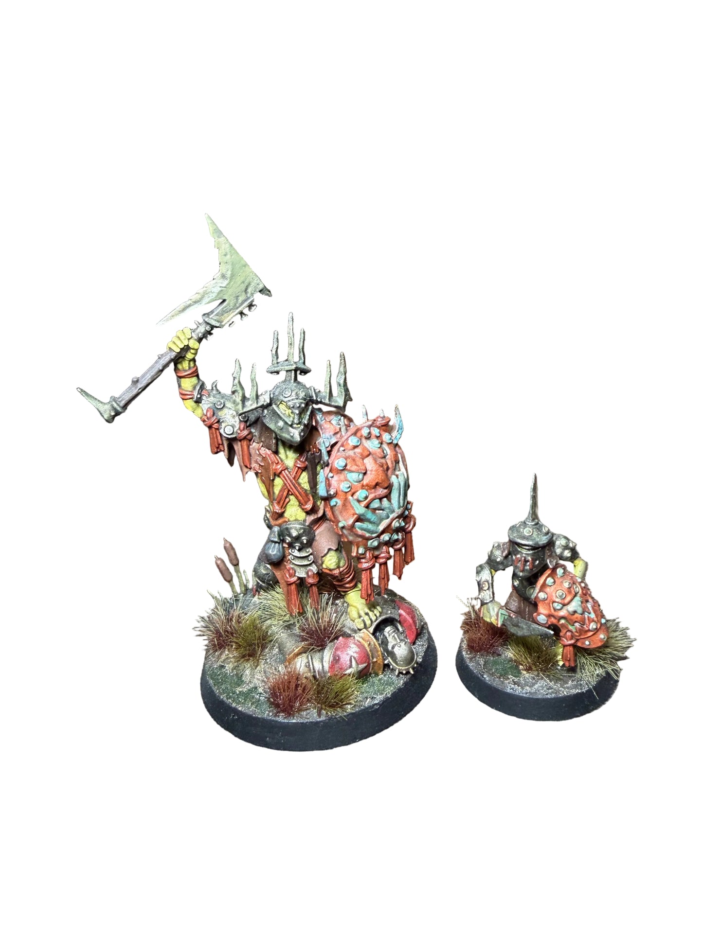 Warhammer Age of Sigmar Orruk Warclans Killaboss with Pot Grot