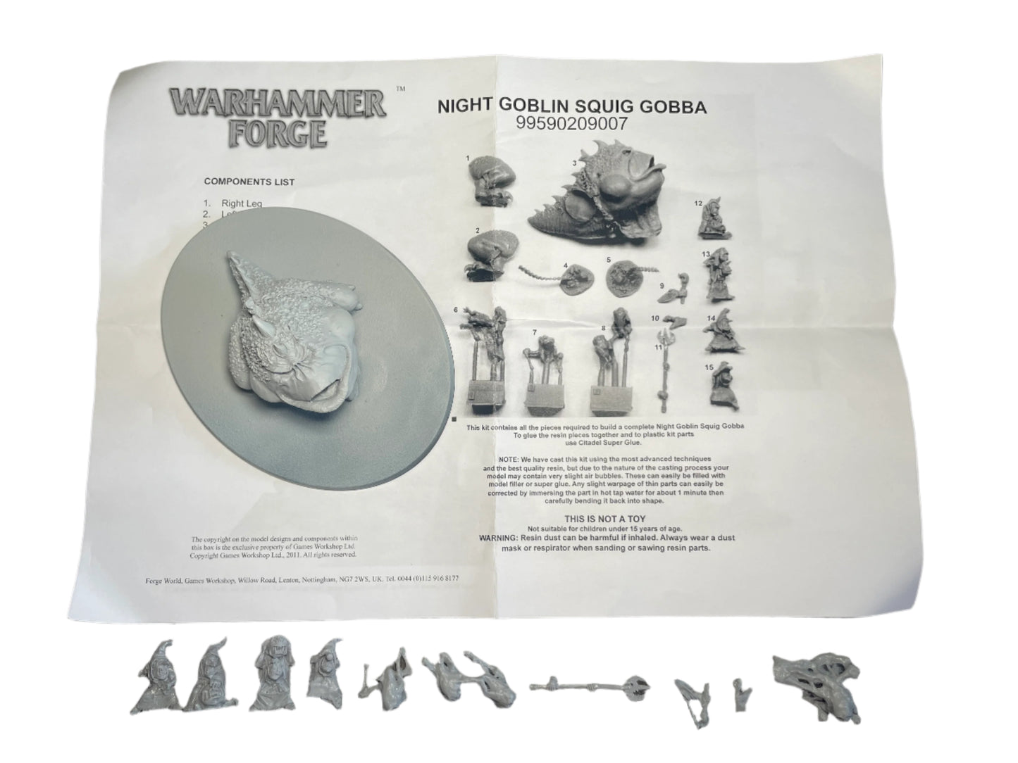 Warhammer AOS Old World Gloomspite Gitz Squig Gobba