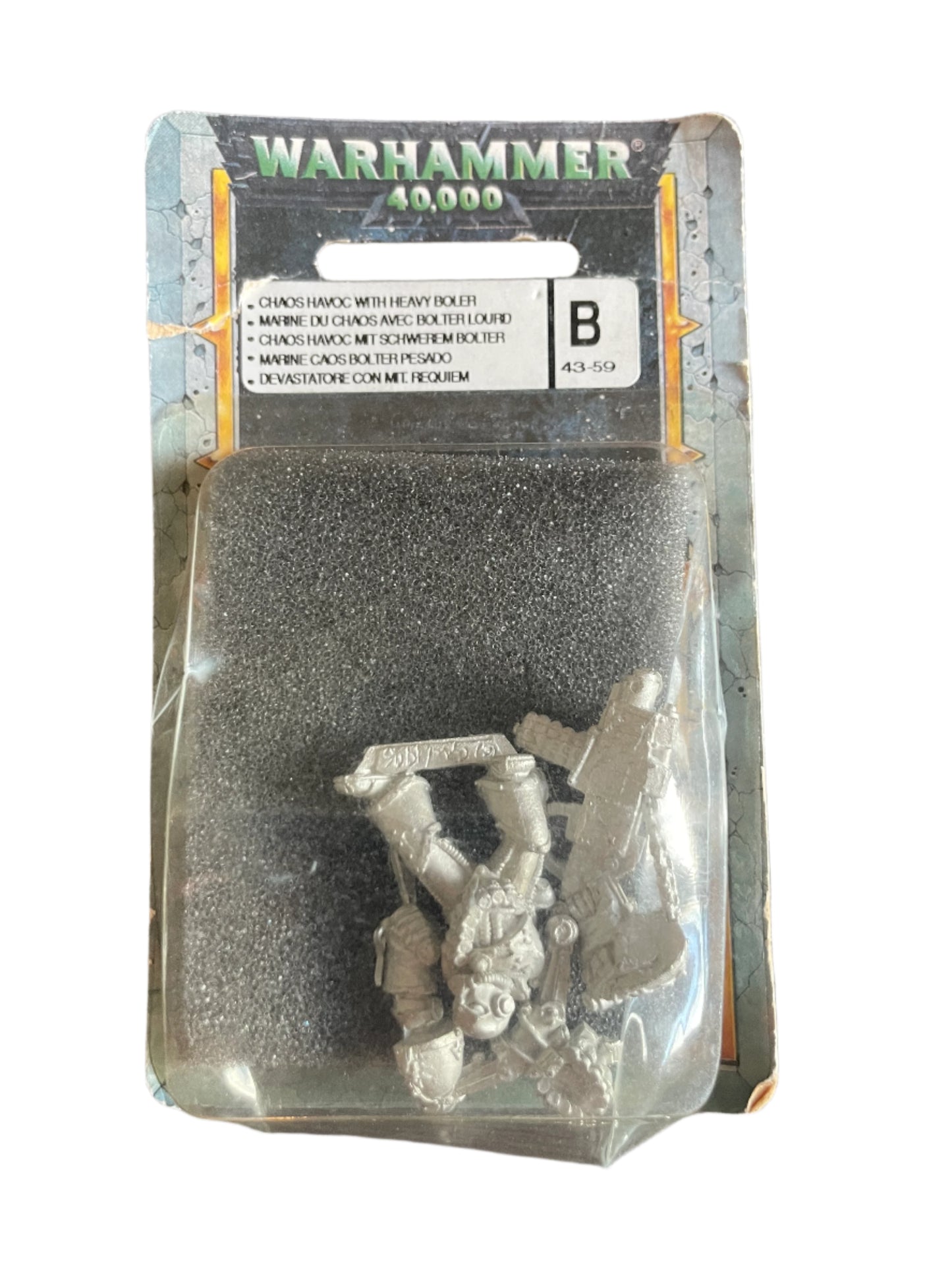 Warhammer 40K Chaos Space Marine Havoc with Heavy Bolter