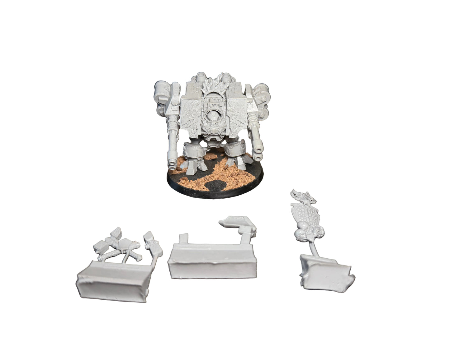 Warhammer 40K Forge World Space Marine Salamanders Venerable Dreadnought Bray'arth Ashmantle