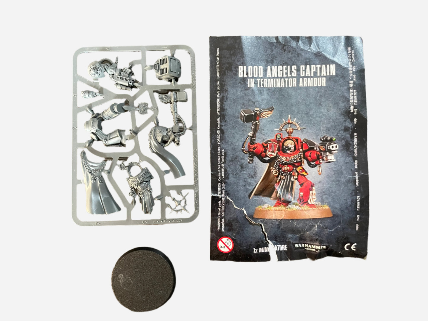 Warhammer 40K Space Marine Blood Angels Captain Terminator Armour