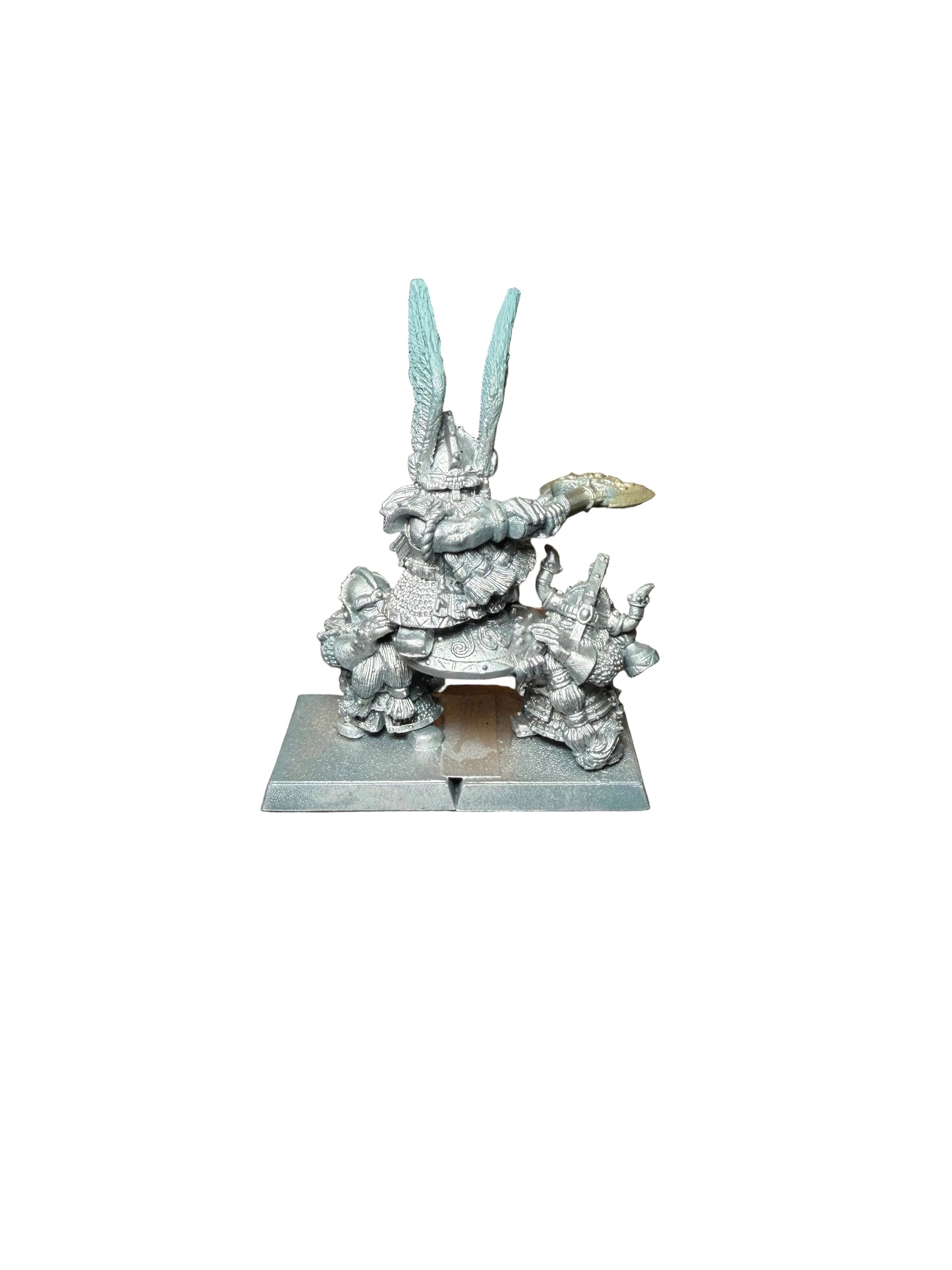 Warhammer Fantasy Old World Dwarf King Alrik and Shieldbearers