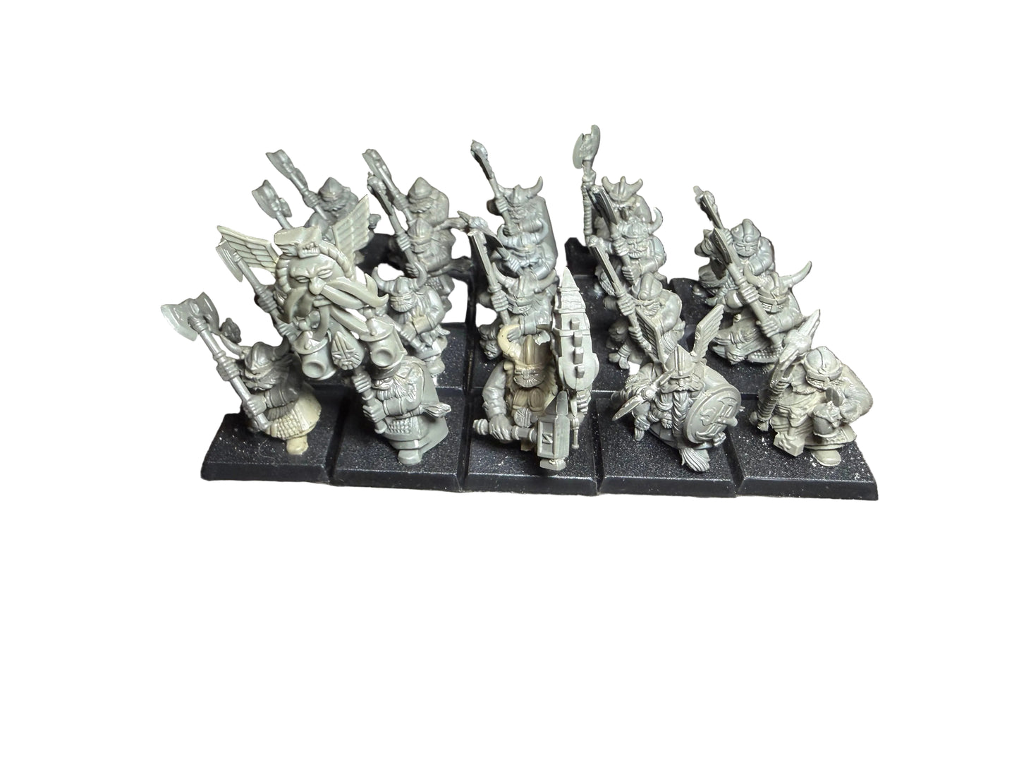 Warhammer Fantasy Old World Dwarf Warriors with Great Weapons