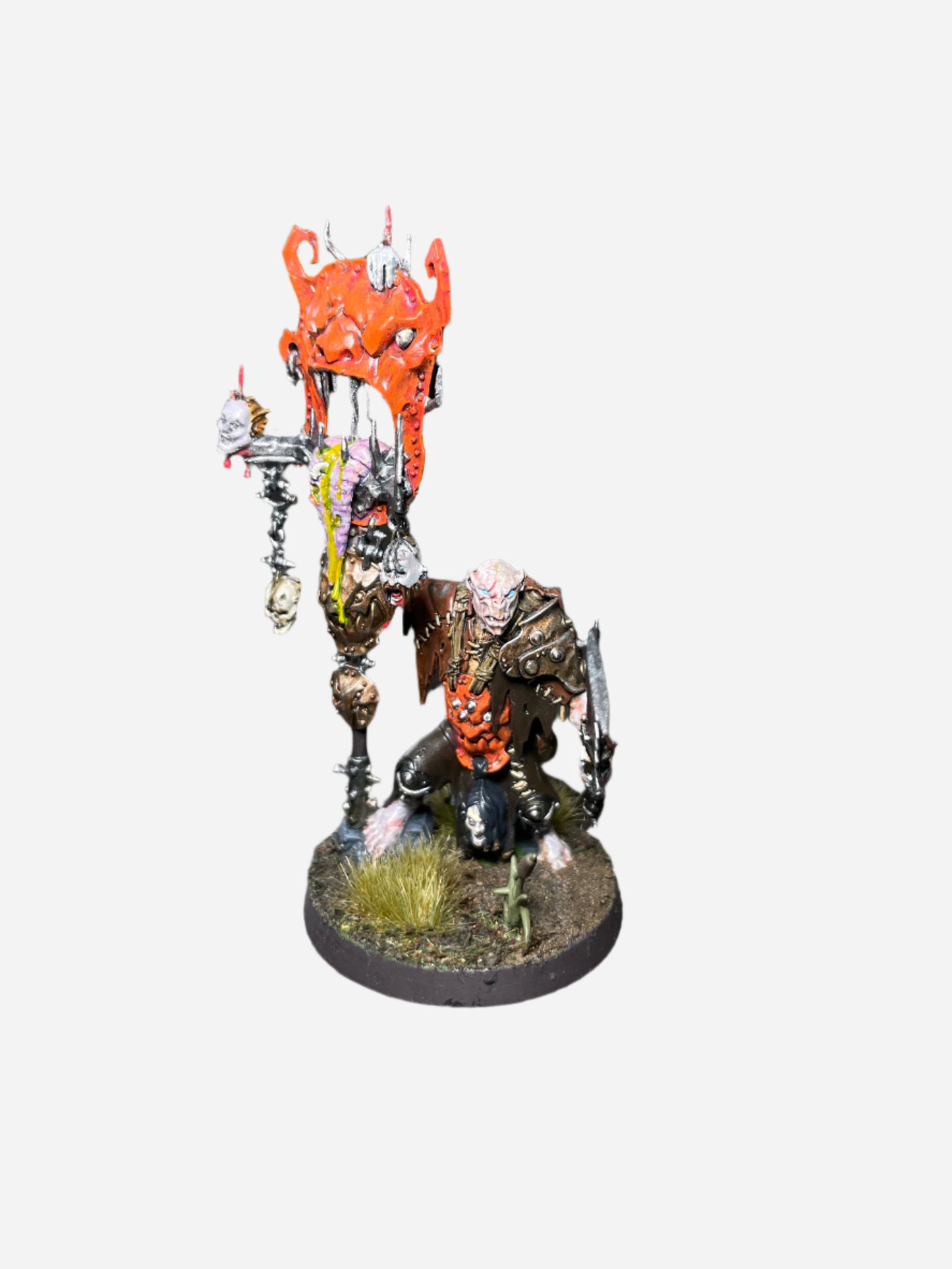 Warhammer Age of Sigmar Orruk Warclans Kruleboyz Murknob with Belcha-banna
