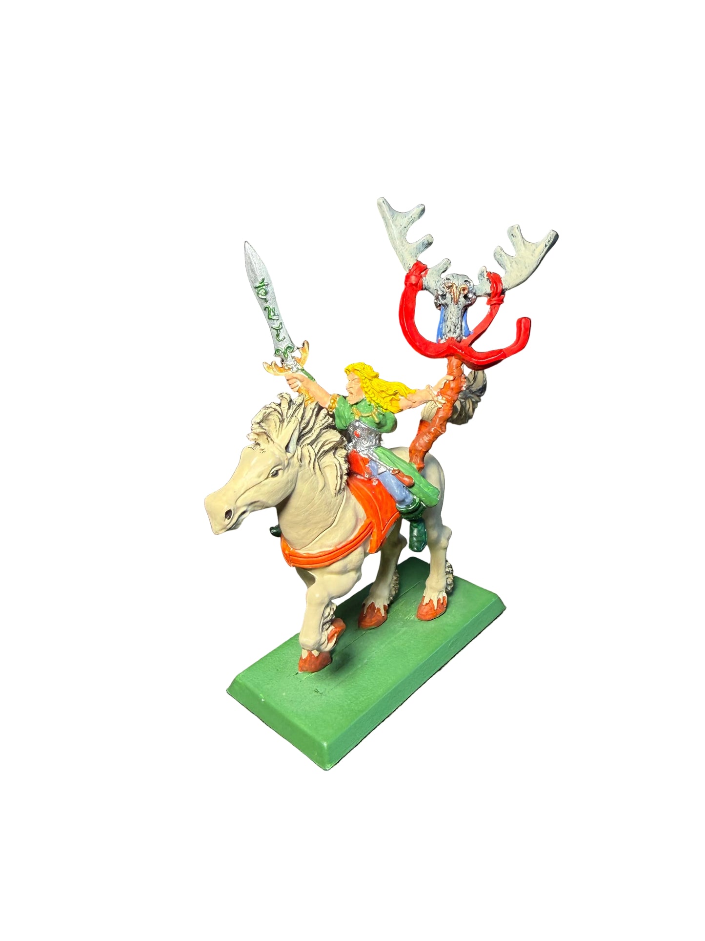 Warhammer Fantasy Old World Wood Elf Mage on Steed