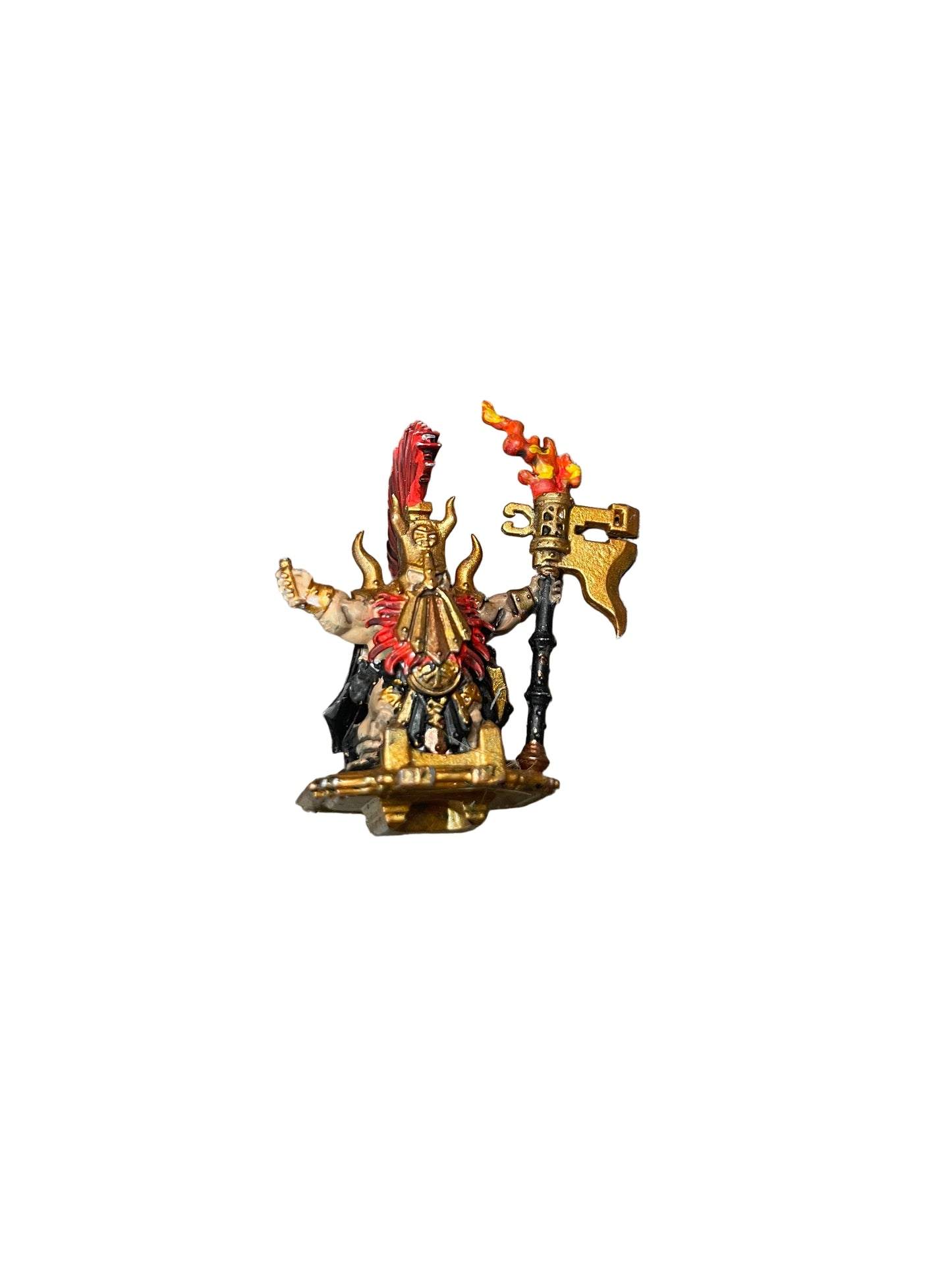 Warhammer Age of Sigmar Fyreslayers Auric Runefather on Magmadroth