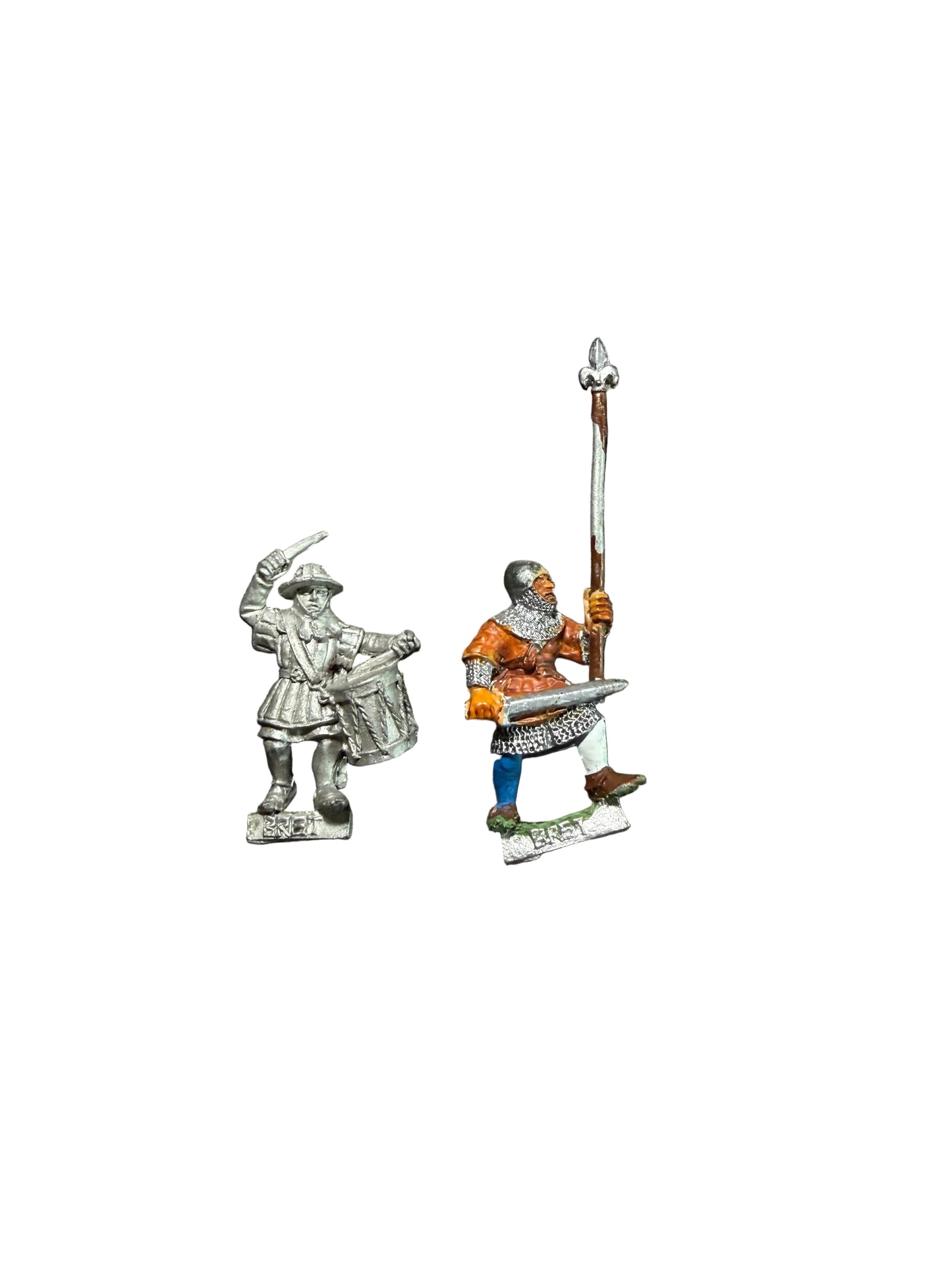 Warhammer Fantasy Old World Bretonnia Men at Arms Halberds with Command