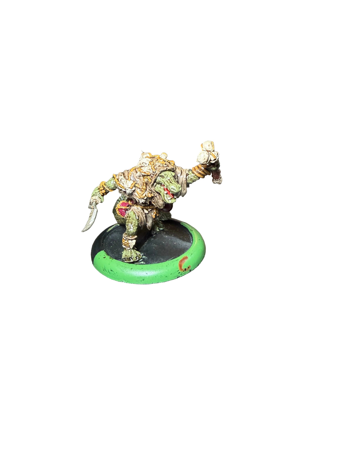 Warmachine Hordes Minions Gatorman Witch Doctor