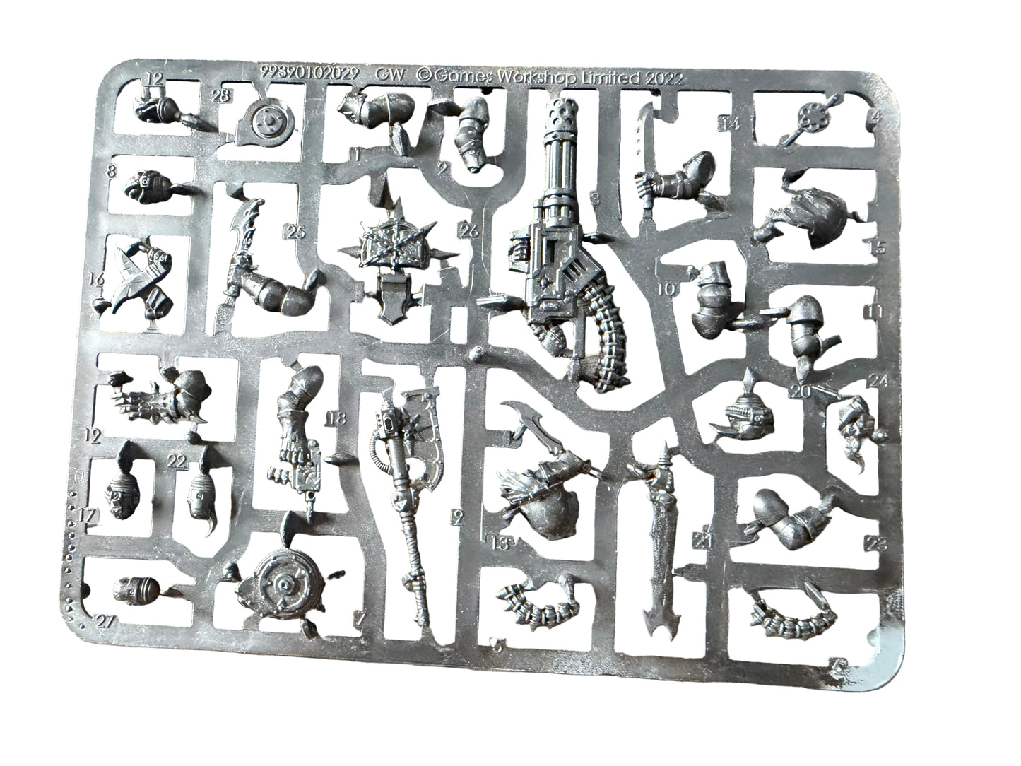 Chaos Space Marines Legionaries Upgrade Sprue