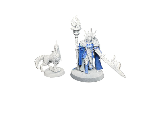 Warhammer Age of Sigmar Stormcast Eternals Lord Veritant with Gryph Crow