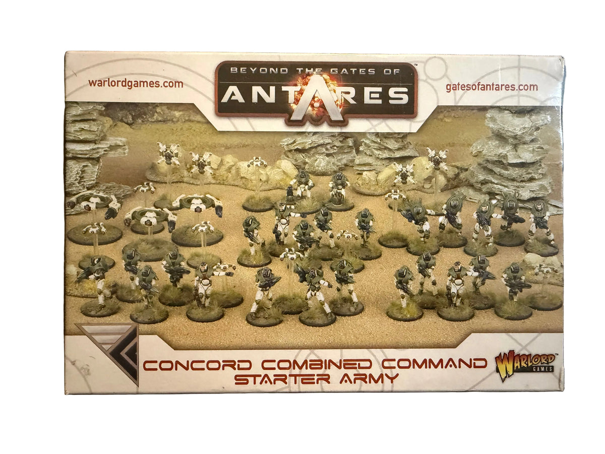 Warlord Games Beyond the Gates of Antares Concord Combined Command Starter Army