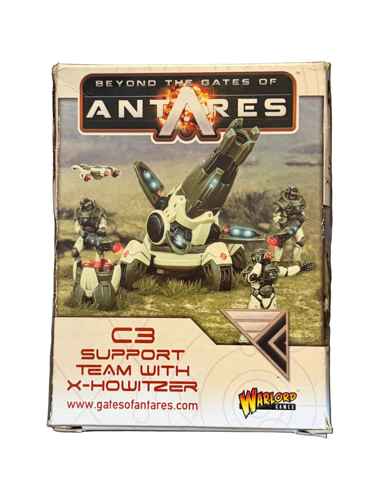 Warlord Games Beyond the Gates of Antares C3 Support Team with X Howitzer