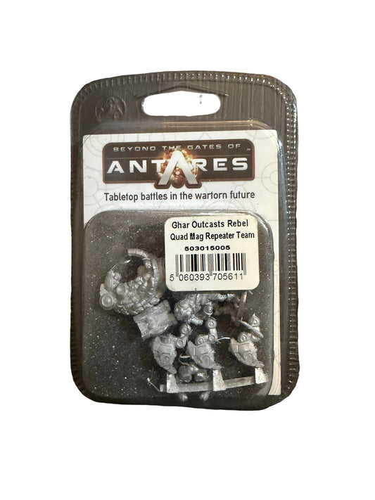 Warlord Games Beyond the Gates of Antares Ghar Outcasts Rebel Quad Mag Repeater Team