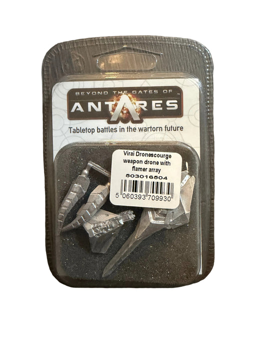Warlord Games Beyond the Gates of Antares Virai Dronescourge Weapon Drone with Flamer Array
