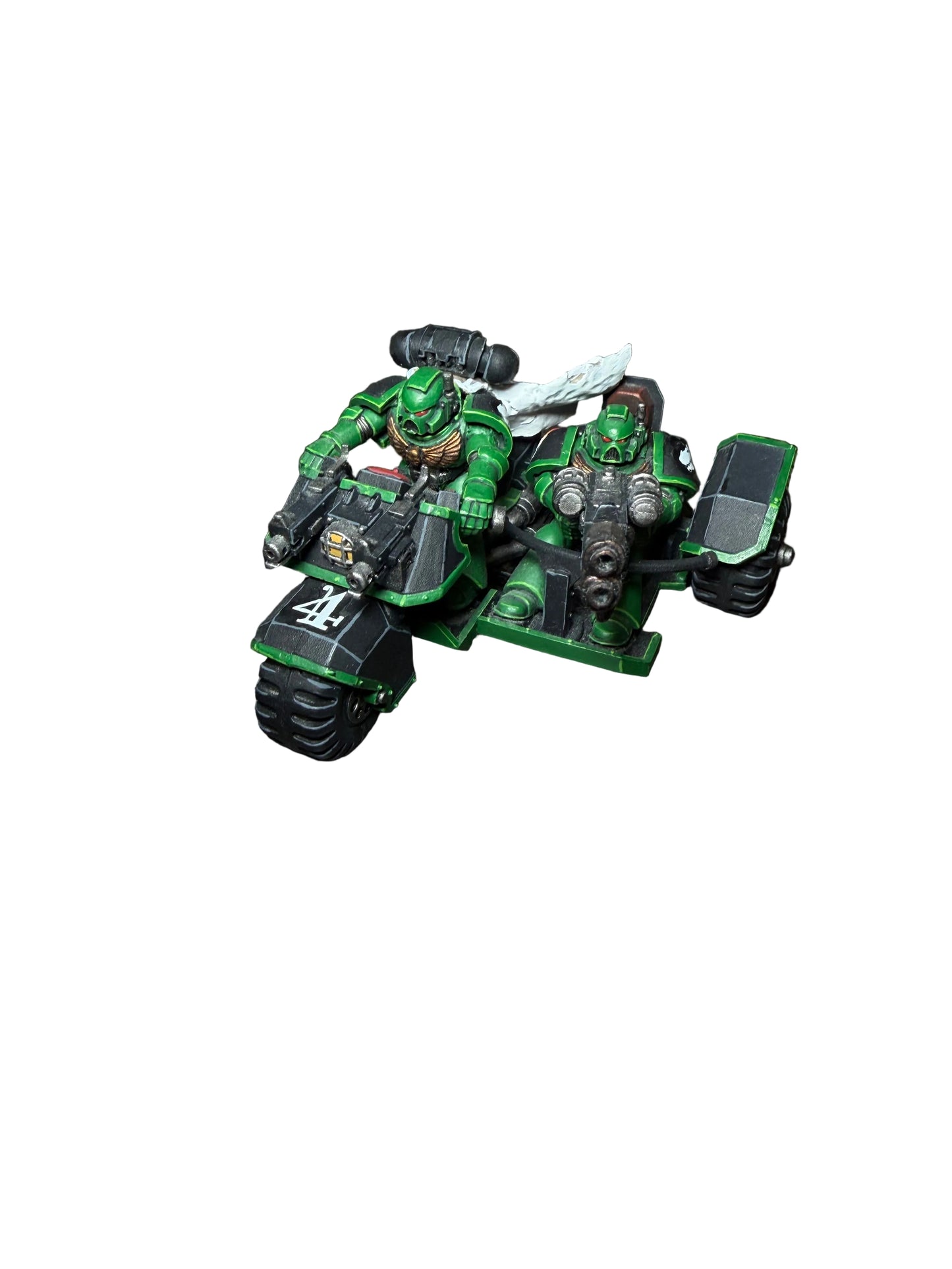 Warhammer 40K Space Marine Salamanders Attack Bike