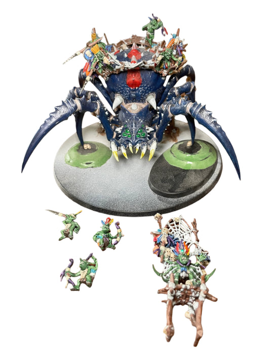 Warhammer Age of Sigmar Gloomspite Gitz Arachnarok Spider with Spiderfang Warparty