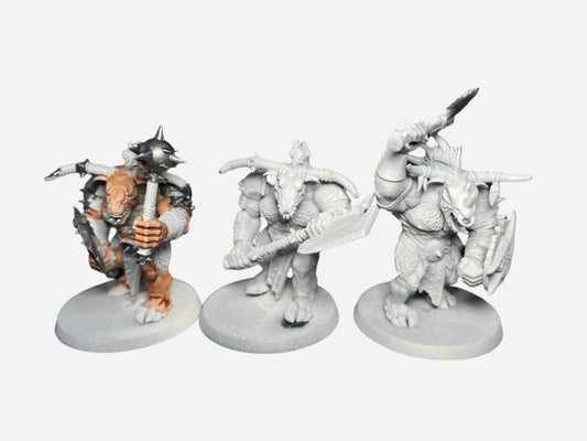 Warhammer Age of Sigmar Old World Beasts of Chaos Bullgors Minotaurs