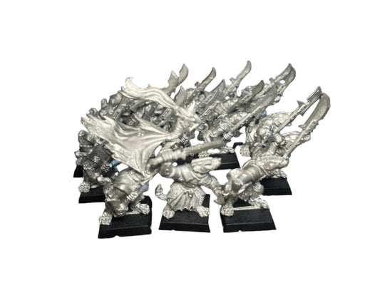 Warhammer Fantasy Old World Skaven Stormvermin with Full Command