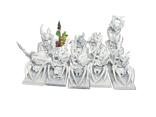 Warhammer Fantasy Old World Orcs and Goblins Spider Riders