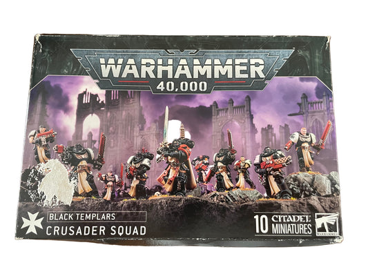 Warhammer 40K Space Marine Black Templar Crusader Squad