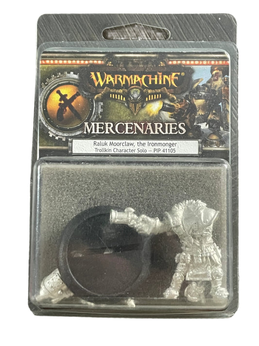 Warmachine Hodes Mercenaries Raluk Moorclaw the Ironmonger