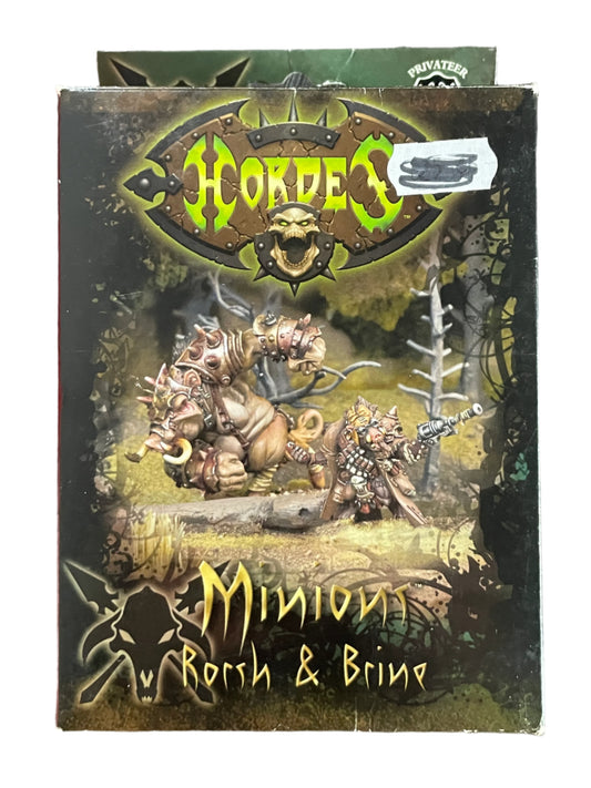 Warmachine Hordes Mercenaries Rorsh and Brine