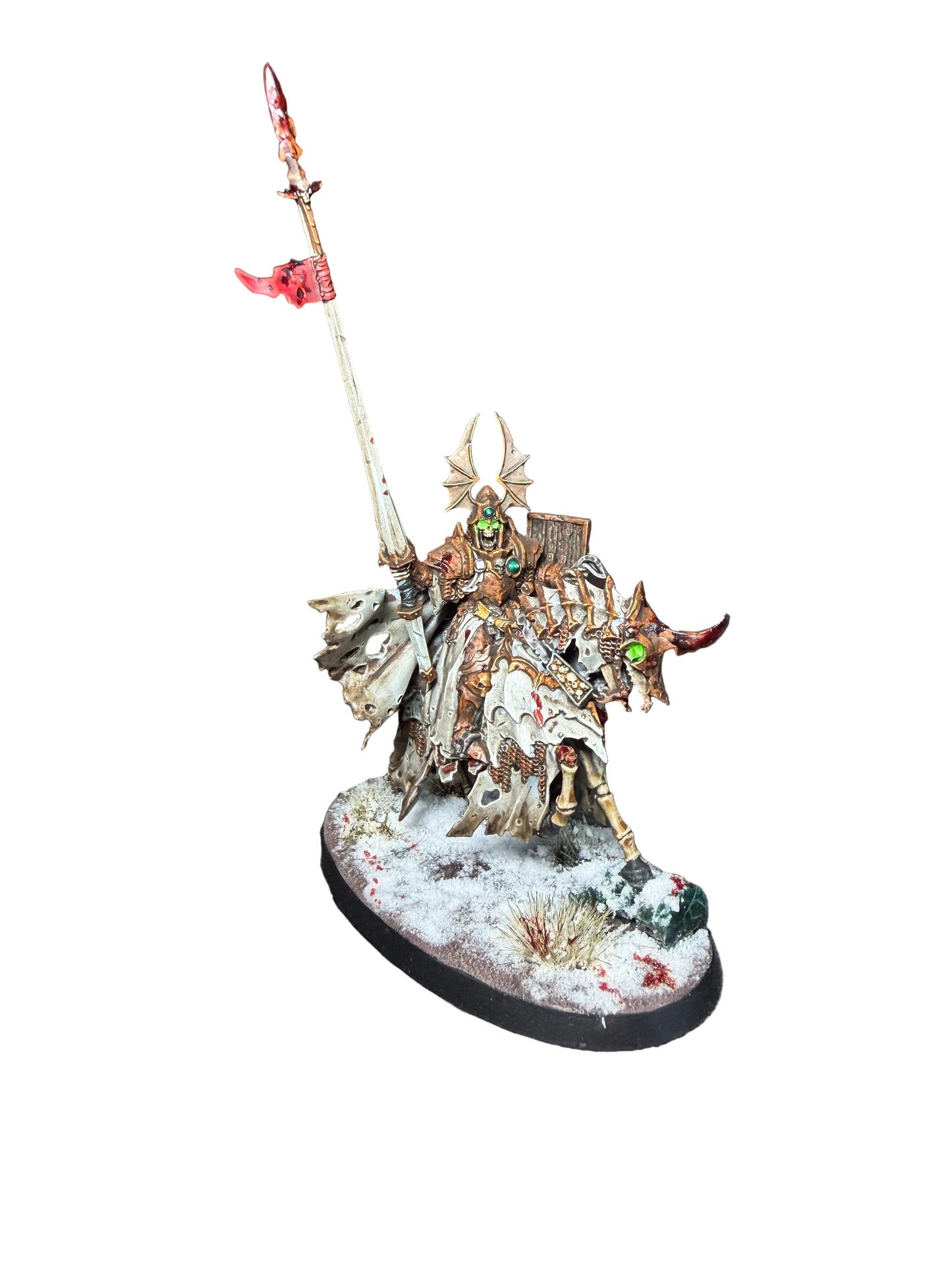 Warhammer Age of Sigmar Soulblight Gravelords Wight King on Skeletal Steed