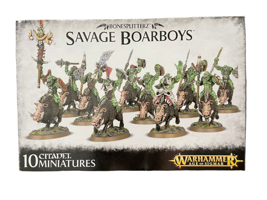 Warhammer Age of Sigmar Old World Orruk Orcs Savage Boarboys