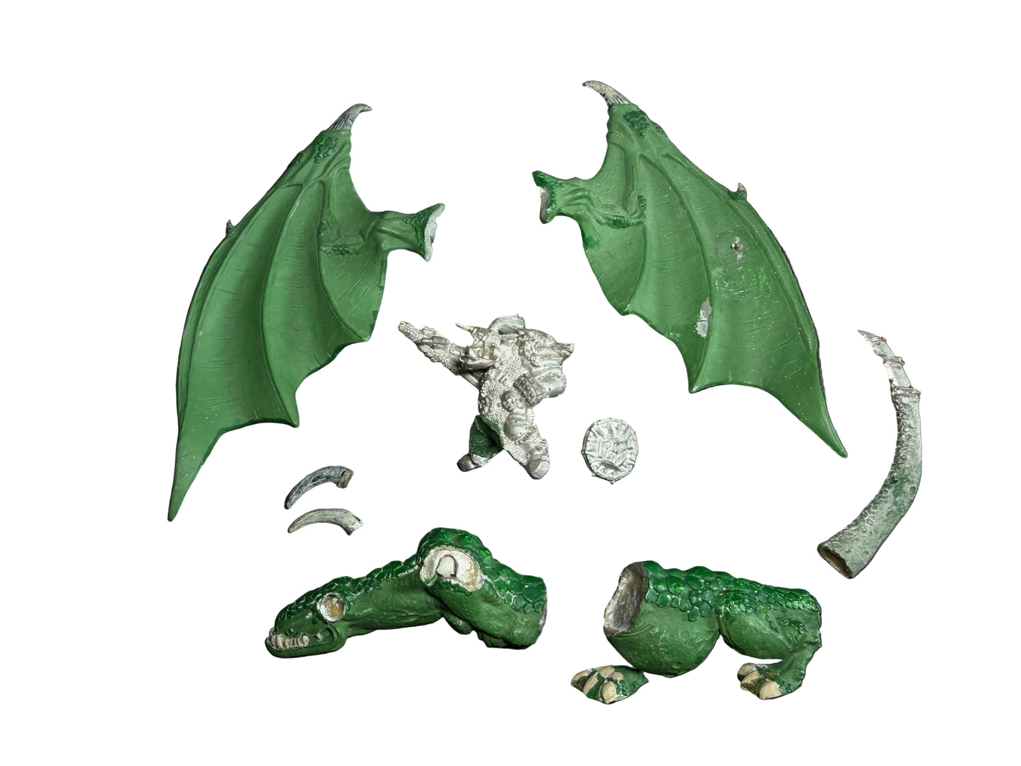 Warhammer Fantasy Old World Orcs and Goblins Warboss on Wyvern