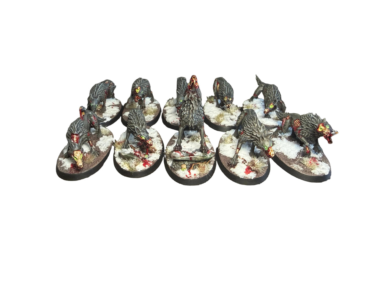Warhammer Age of Sigmar Soulblight Gravelords Dire Wolves
