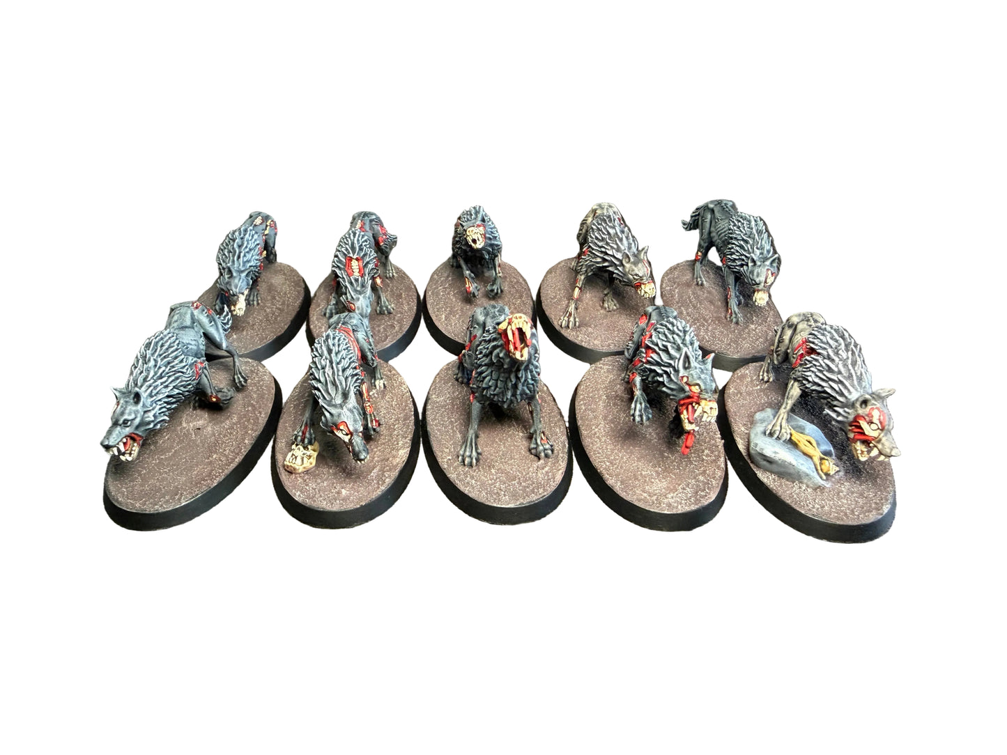 Warhammer Age of Sigmar Soulblight Gravelords Dire Wolves