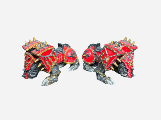 Warhammer 40K Chaos Space Marine Juggernaut x 2 Metal