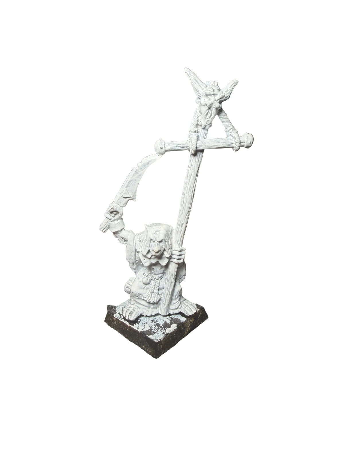 Warhammer Fantasy Old World Skaven Plague Monk Standard Bearer
