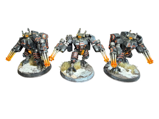 Warhammer 40K Tau Crisis Battlesuit Team