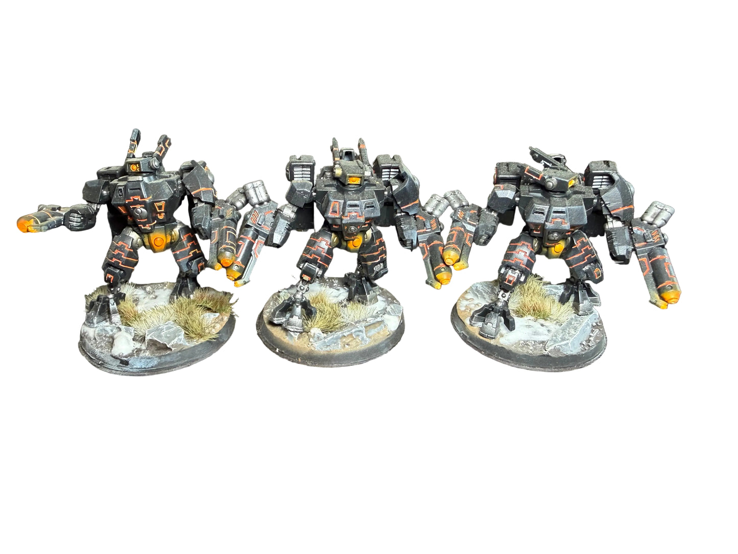 Warhammer 40K Tau Crisis Battlesuit Team