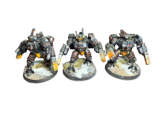 Warhammer 40K Tau Crisis Battlesuit Team