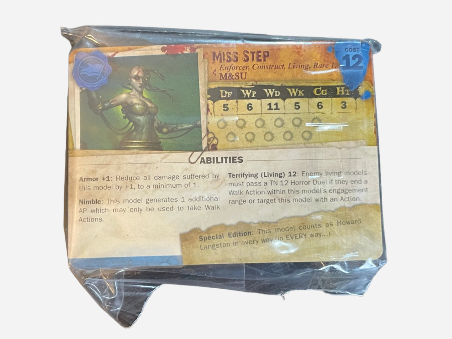 Malifaux Mystery Box Arcanist Miss Step