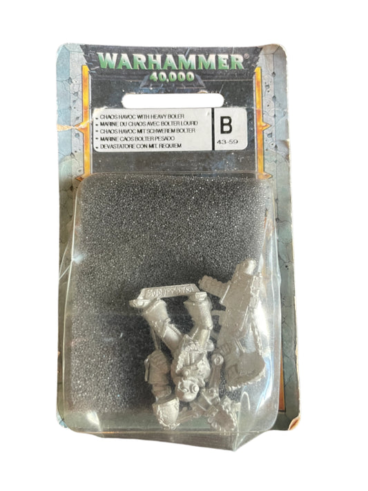 Warhammer 40K Chaos Space Marine Havoc with Heavy Bolter